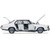 Classic Carlectables 1:18 Holden HX Monaro GTS Sedan - Cotillion White (308ci Engine)