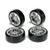 Team Magic ED4 Drift Tyre & Rim FogSilver