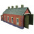Metcalfe OO/HO Single Engine Shed Red