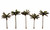 Woodland Scenics Palm Trees 3"-3 3/4"