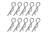 Team Corally Body Clips 45° Bent Small Blac