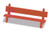Peco OO/HO Platform Seats Red