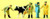 Preiser HO Cattle At Market w/Figures
