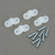 Dubro 1/8 Nylon Landing Gear Straps