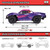 Arrma 1/10 Fury 223S DSC 2WD RTR Brushless Short Course Truck, Purple