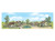 Peco Village with Pond Backscene