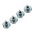 Dubro Blind Nuts 6-32 (4)