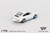 Mini GT 1:64 Porsche 911 Carrera RS 2.7 Grand Prix White with Blue Livery