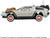 Tomica 1:64 Premium Unlimited #2 Back to the Future Time Machine Part III Diecast Model