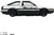 Tomica 1:61 Premium Unlimited #1 Initial D AE86 Diecast Car