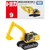 Tomica 1:122 #9 Komatsu PC200-10 Excavator Diecast Model