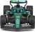 Bburago 1:43 F1 2025 Aston Martin #18 Lance Stroll with Helmet & Showcase Diecast Model
