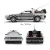 Jada 1:24 Delorean Time Machine with Truck Box (SDCC Exclusive) Diecast Model