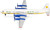 Herpa 1:200 Aero Carribbean IIyushin IL-18 Diecast Metal Model