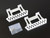 Absima Alum. Foot Step Crawler Silver