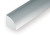 Evergreen Polystyrene White Quarter Round 1.5 x 350mm (4 pcs)