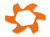 HPI Racing Brake Disk Fin Plate Orange