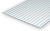 Evergreen Polystyrene 1mm Thick Standing Seam 'Metal' Roofing 15x 30cm with 12.7mm Groove Spacing