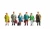 Noch HO Model Figures - Passengers