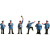 Noch HO Model Figures - Railroad Personnel