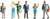 Noch HO Model Figures - Pedestrians