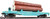 Walthers HO Log Dump Car w/3 Logs UP