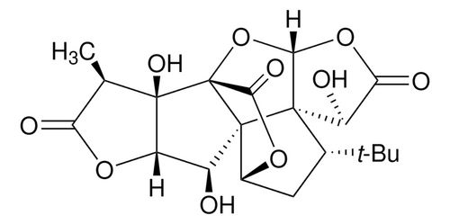 ginkgolide b from ginkgo biloba leaves
