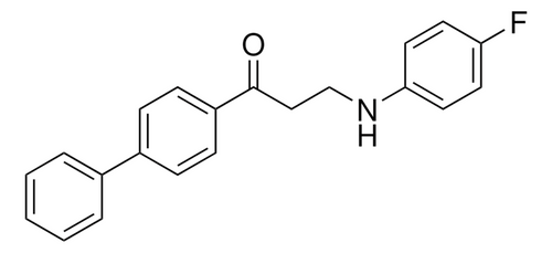 1-(1 1'-biphenyl)-4-yl-3-(4-fluoroanilin o)-1-propanone - 10mg