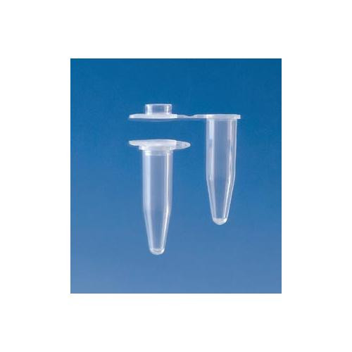 pcr reaction tubes, brand 0.2ml tubes, clear with domed attached cap