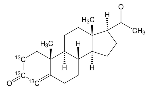 progesterone-2,3,4-13c3 (c15-1231-560)