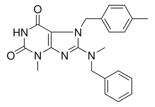 8-(benzyl(me)amino)-3-methyl-7-(4-methyl benzyl)-3 7-dihydro-1h-purine-2 6-dione - 10mg