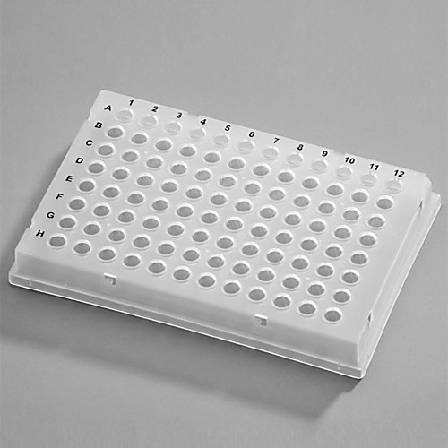 96 well pcr plate, full skirt, yellow