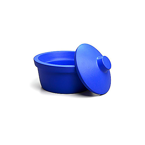 ice bucket with lid, round, 4l, orange