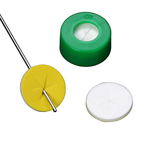 11mm natural snap cap with  star cut ptfe/silicone septa bulk
