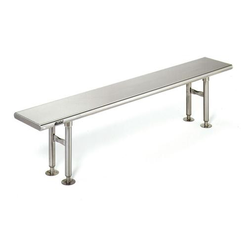 gowning bench, eagle group, solid top 14 gauge, made of all 304 stainless steel, 12wx72lx18h, 1/ea (c08-0384-710)