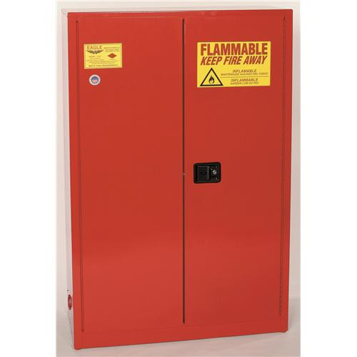 paint/ink safety cabinets, 96 gallon, self close, red