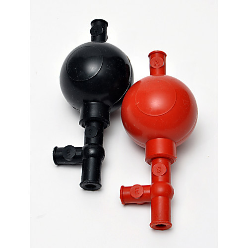 pipette filler, silicone, black