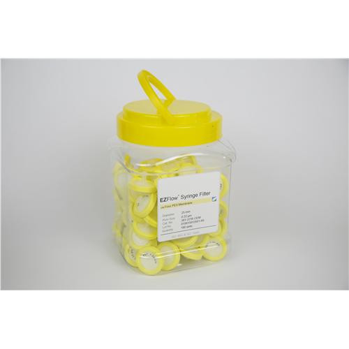ezflow sample prep syringe filter, nylon, 0.45æm, 13mm