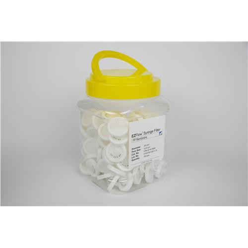 ezflow syringe filter, pes, 0.45æm, 33mm, sterile