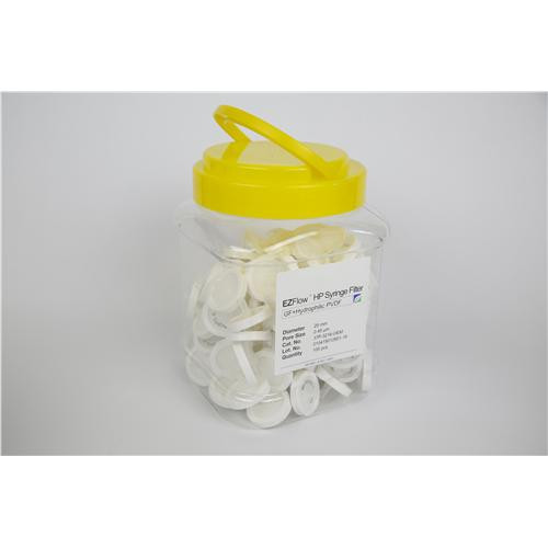 ezflow high particulate syringe filter, pes, 0.45æm, 25mm