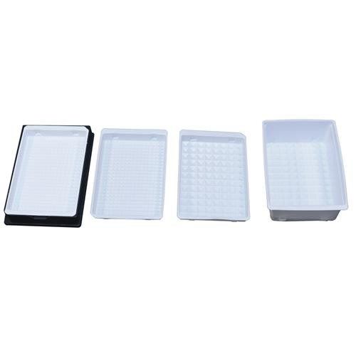 8 channel low pro hts reservoir, white ps, non-sterile, bulk (100/case + 2 reservoir holders)