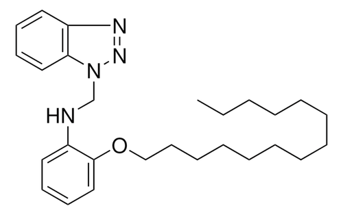n-(1h-1 2 3-benzotriazol-1-ylmethyl)-2-( tetradecyloxy)aniline - 10mg