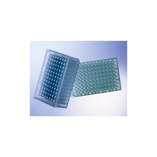 96 deep well masterblock storage plate, pp, 1ml/well, chimney style, round (u) bottom, natural, bulk