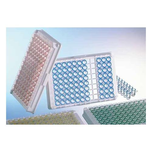 96w plate frame for c8 single-break strips (1x8 break-apart c-bottom, flat w/curved edge, strips, i.e., 705xxx), ps, white
