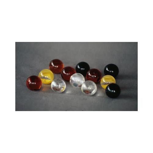 marbles, glass, 11mm diameter