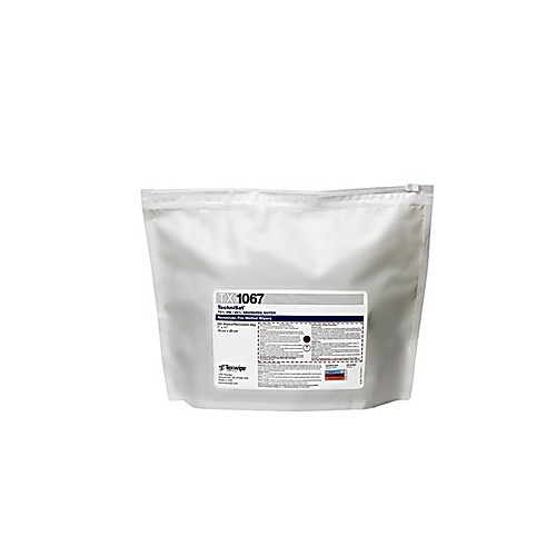 presat wipers, texwipe, technisat nonwoven polyester cellulose fabric, 7 x 11, 70% ipa, recloseable ziplock cleanroom bags, 200ea/bg, 4bg/cs, 800 wipers per case