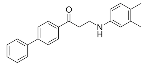 1-(1 1'-biphenyl)-4-yl-3-(3 4-dimethylan ilino)-1-propanone - 10mg