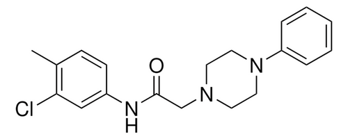 n-(3-chloro-4-methylphenyl)-2-(4-phenyl- 1-piperazinyl)acetamide - 10mg