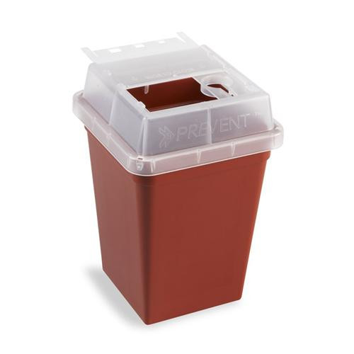 sharps container, 1l, yellow