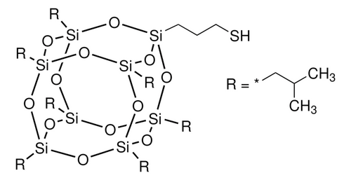 pss-(3-mercapto)propyl-heptaisobutyl substituted
